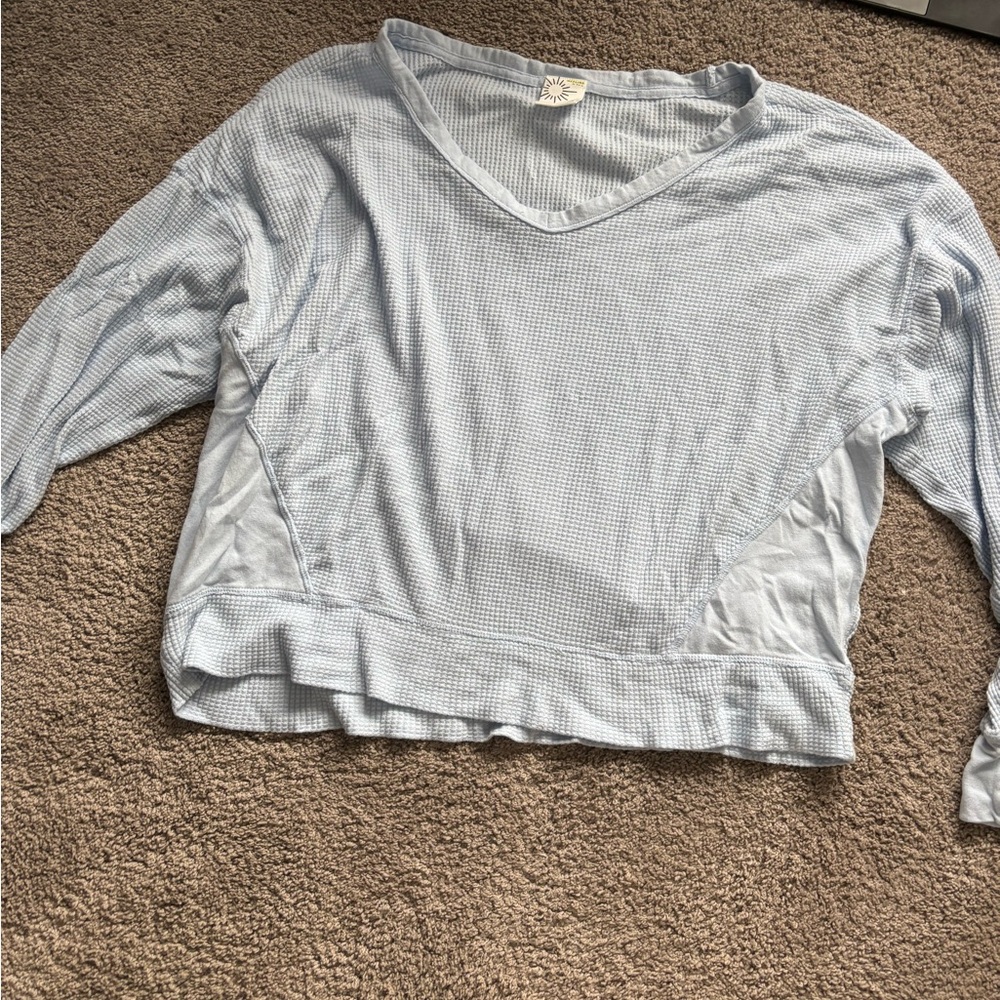 Aerie Light Blue long sleeve